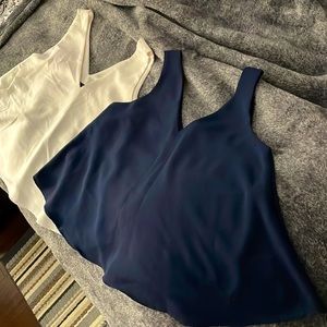 2 Pcs. Sleeveless chiffon material. Size 2